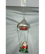 Hershey Chocolate Kiss Hot Air Balloon With Santa Souvenir Holiday Ornam... - £31.10 GBP