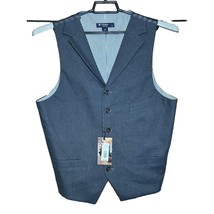New Cremieux  Waistcoat Men’s L Large Collection Suit Vest Blue - AC - £21.86 GBP