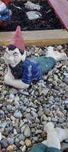 Vintage Garden Gnome Lying Down ELF DWARF FIGURE possible 60s Atlantic M... - $1,114.81 MXN