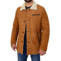 DR555 Mens Classic Sheepskin Jacket Fur Tan - £409.60 GBP