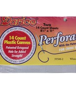 Darice 2-14 Mesh Count Count Perforated Plastic Canvas 8.25&quot;×11&quot; - $13.03 CAD