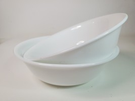 Corelle Winter Frost White Soup Cereal Bowl 6 1/4&quot; Set of 2 Corning - £7.60 GBP