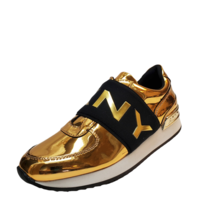 DKNY Womens Casual Shoes Marli Slip On Sneakers 6M Dark Gold - £66.68 GBP