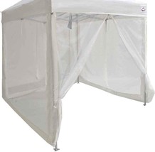 Impact Canopy Zippered Mesh Sidewalls For 10&#39; X 10&#39; Pop-Up Tent Canopy, ... - $49.98