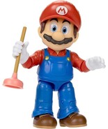 The Super Mario Bros Movie 5&quot; Action Figures Series 1, Mario Figure with... - $310.22 MXN