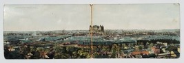 Albany New York Panorama View River Fronts Ships Bridge c1900s Postcard U15 - £30.06 GBP