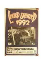 1992 Lynyrd Skynyrd German Concert Tour Poster-
show original title

Ori... - $53.78