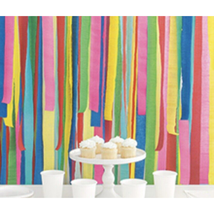 NEW 8ft Multicolored Rainbow Fringe Photo Backdrop Birthday Decor Party ... - $260.77 MXN