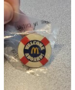 McDonald’s New Employee Welcome Aboard Life Ring Enamel Hat Lapel  Pin 2008 - $10.23