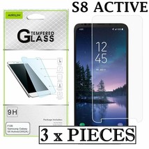 3 x Pieces Tempered Glass Screen Protector Film for SAMSUNG GALAXY S8 AC... - £13.53 GBP