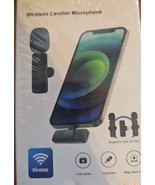 New, Black Wireless USB-C Lavalier Microphone for iPhone 15 &amp; Android - €13,88 EUR