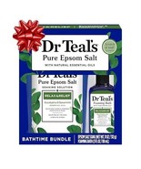 Dr Teals Foaming Bath Epsom Salt Essential Oils Eucalyptus Box Set NEW 14oz - £18.32 GBP