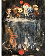 Scary Movie Blanket, Best Horror Movie Young And Old Characters Fleece B... - $638.51 MXN