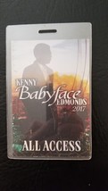 KENNY BABYFACE EDMONDS - ORIGINAL 2017 TOUR ALL ACCESS LAMINATE BACKSTAG... - $38.00