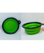 Portable Collapsible Pet Bowl Foldable Water Feeding Travel Bowl Cup - G... - £6.18 GBP