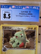 CGC 8.5 Larvitar Graded Pokémon TCG EX Dragon Frontiers 52/101 - £14.87 GBP