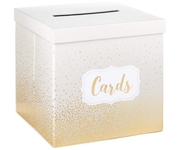 Hallmark Study 10&quot; Gift Card Receiving Box Weddings Graduation Party Bir... - $24.74