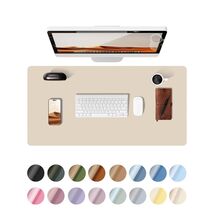 YSAGi Leather Desk Pad Protector, Large Mouse Pad, Non-Slip PU Leather D... - $14.85
