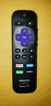 Original philips TV Remote Control Netflix Vudu Hulu Pluto, model: 10101... - $15.95