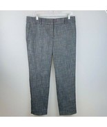 Ann Taylor Gray Tweed Print Women&#39;s Size 10 Straight Leg Pants - £15.67 GBP