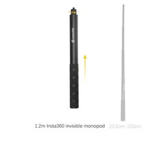 1.2m Insta360 X2 Invisible Alloy Selfie Stick Monopod For Go Pro Insta 3... - $28.04+