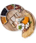 Charcuterie Cheese Board And Platter Set - Made From Acacia Wood - Us Pa... - $64.93
