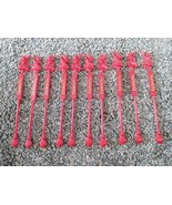 Dewar&#39;s Plastic Stir or Swizzle Sticks - Lot of 10 Holiday New Years Dri... - $2.25