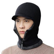 Men Winter Warm  Hat  Hat Ski Hat Sets Windproof Ear Protection Warm Thick Bicyc - £42.54 GBP