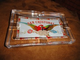 Glass Cigar Ashtray Measures 8" L x 5" W x 1" H image 8