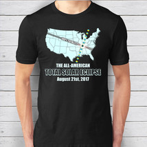The All American Solar Eclipse Summer August 21 2017 Perfect T-Shirt - £15.76 GBP