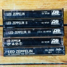 Lot of 5 Led Zeppelin Cassettes 1-4 and In Through The Out Door - £19.34 GBP