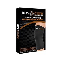 ionocore Copper compression knee support sleeve for joint support and re... - $456.16 MXN