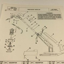 1985 Weed Eater Model 1214 1216 Line Trimmer Parts List 66668 12/1/85 - £11.76 GBP