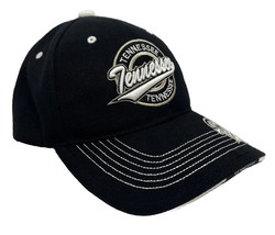 Tennessee Hat Cap Black Adjustable Size Polyester City Hunter Thick Embr... - $16.82