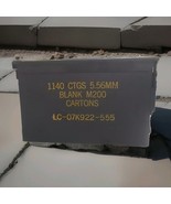 VTG 1140 CTGS 5.56MM Blank M200 Military Surplus Metal Storage Box  - $400.04 MXN