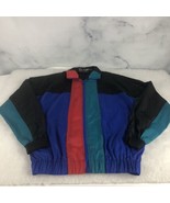 Vtg 90&#39;s Voit Equipment Track Suit Matching Pant Jacket Sz XLg Blue Gree... - $32.39