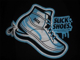 TeeFury Goonies YOUTH LARGE &quot;Slick Shoes&quot; Goonies Tribute Shirt BLACK - $13.00