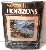 1979 Monarch Horizons: Reflections of Summer Needlepoint Kit T1317 14&quot; x... - £21.14 GBP