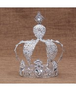 Popular Baroque Vintage Royal King Diadem Prom Party Male Cake Party Pro... - £23.09 GBP