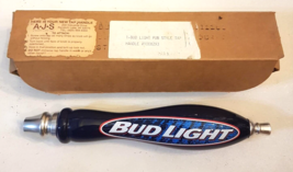 AJS Budweiser Bud Light Beer Draft Handle NEW in box Blue Pub Style Tap 11 inch - £29.56 GBP