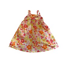 Wonder Kids Girls Size 4T Summer Sleeveless Dress floral Bow  Pink Orange - $13.54 CAD