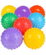 12 Pack Doggie Fetch Balls Inflatable Knobby Balls - $14.01