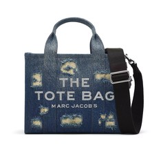 Marc Jacobs The Rip &amp; Repair Denim Small Tote Bag - Punk Indigo - $375.00