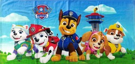 PAW Patrol Beach Towel measures 27 x 54 inches - £13.16 GBP