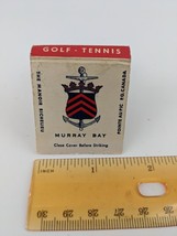 Matchbook Canada Steamship Lines Murray Bay Golf Tennis Pointe au Pic Ephemera - £7.85 GBP