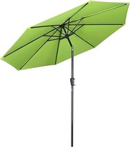 Yescome 9FT Outdoor Patio Umbrella Market Valance Crank Tilt Garden Gree... - $65.03 CAD