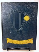 1934 The Messenger Yearbook Durham NC High School Leather Cover Nice con... - £82.51 GBP