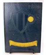 1934 The Messenger Yearbook Durham NC High School Leather Cover Nice con... - £78.85 GBP