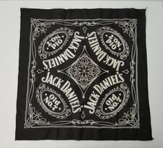 Vintage Jack Daniels Liqour Bandana Handkerchief 21&quot;×21&quot; VHTF Pattern Ships Free - £14.29 GBP