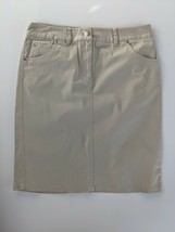 For The Republic Straight Pencil Skirt Tan Size 4 - £9.07 GBP